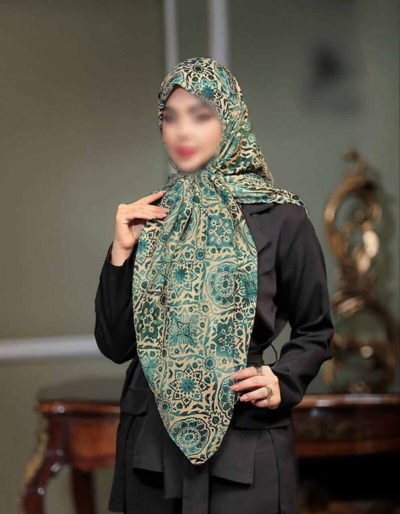 روسری رنگی طرح دار کد 16368 - Image 1