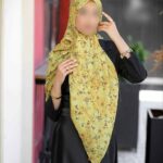 روسری رنگی طرح دار کد 16378