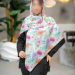 روسری رنگی طرح دار کد 16389