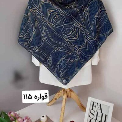 روسری رنگی طرح دار کد 16414