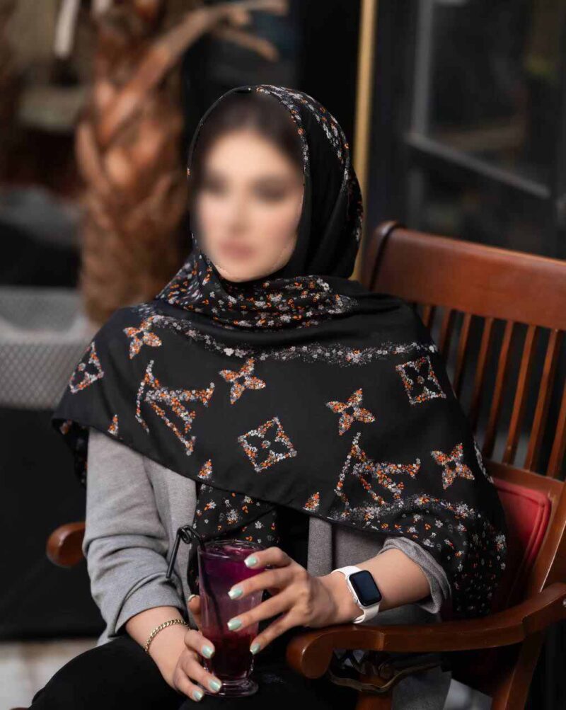 روسری رنگی طرح دار کد 16425 - Image 1