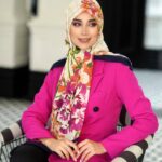 روسری رنگی طرح دار کد 16428
