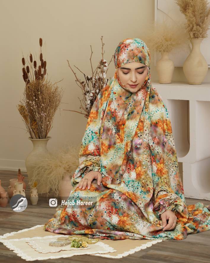 16435-1 چادر نماز کیسه ای کد 16509 - Image 1
