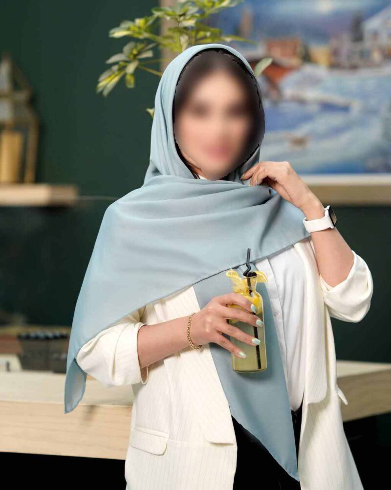 16437 روسری رنگی طرح دار کد 16437 - Image 1