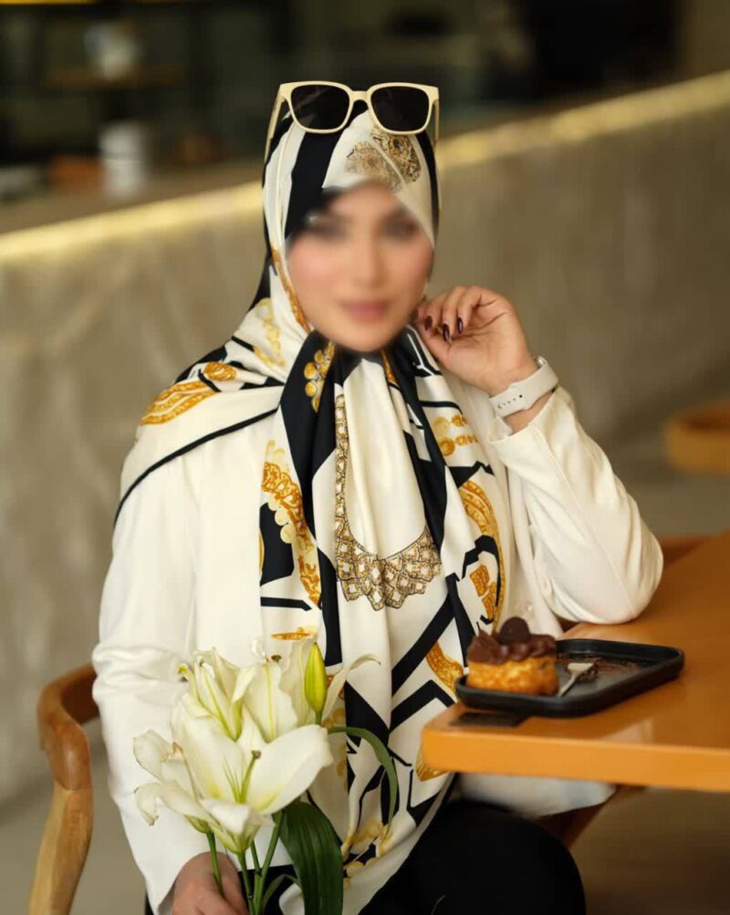 روسری رنگی طرح دار کد 16481 - Image 1