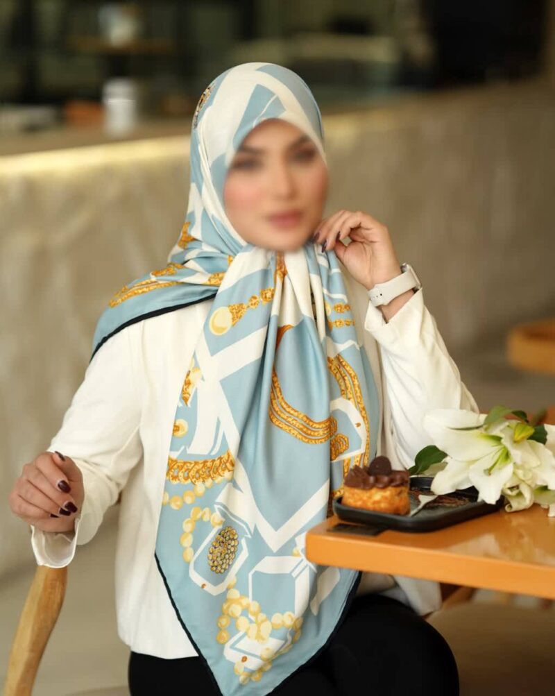 روسری رنگی طرح دار کد 16482 - Image 1