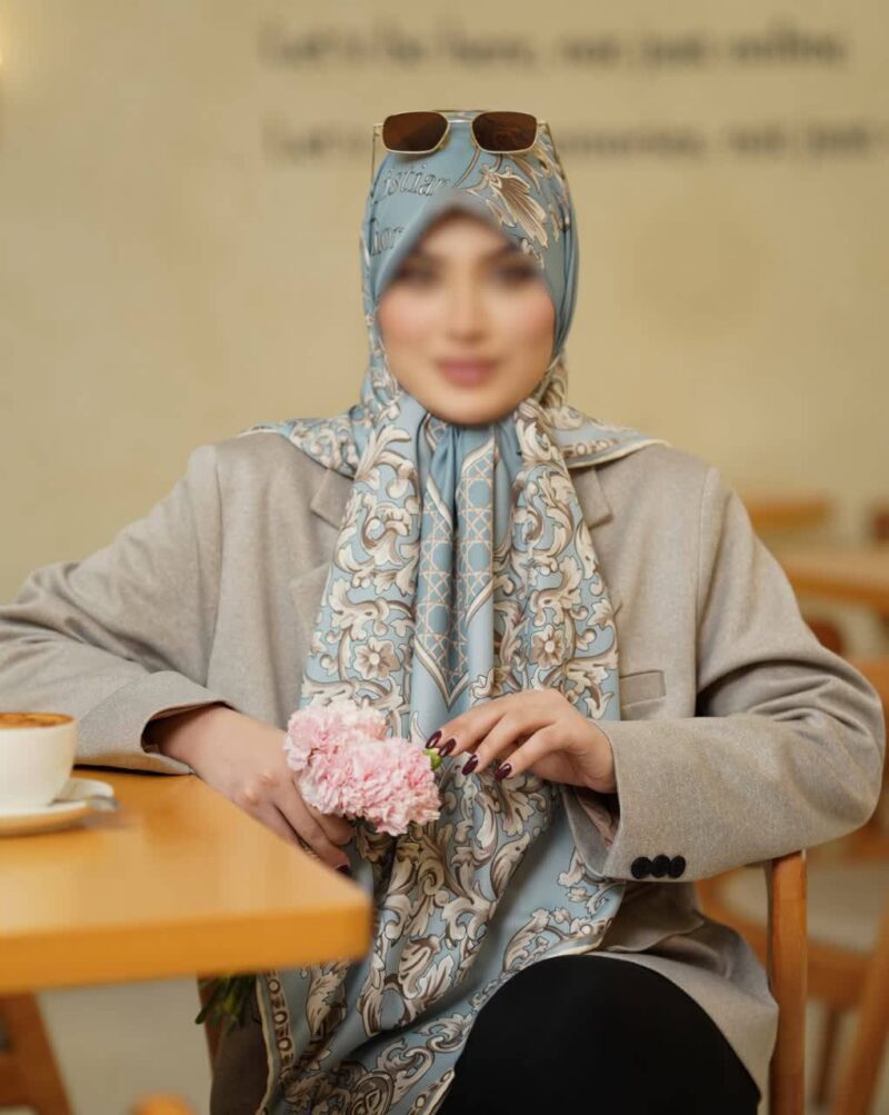 روسری رنگی طرح دار کد 16487 - Image 1