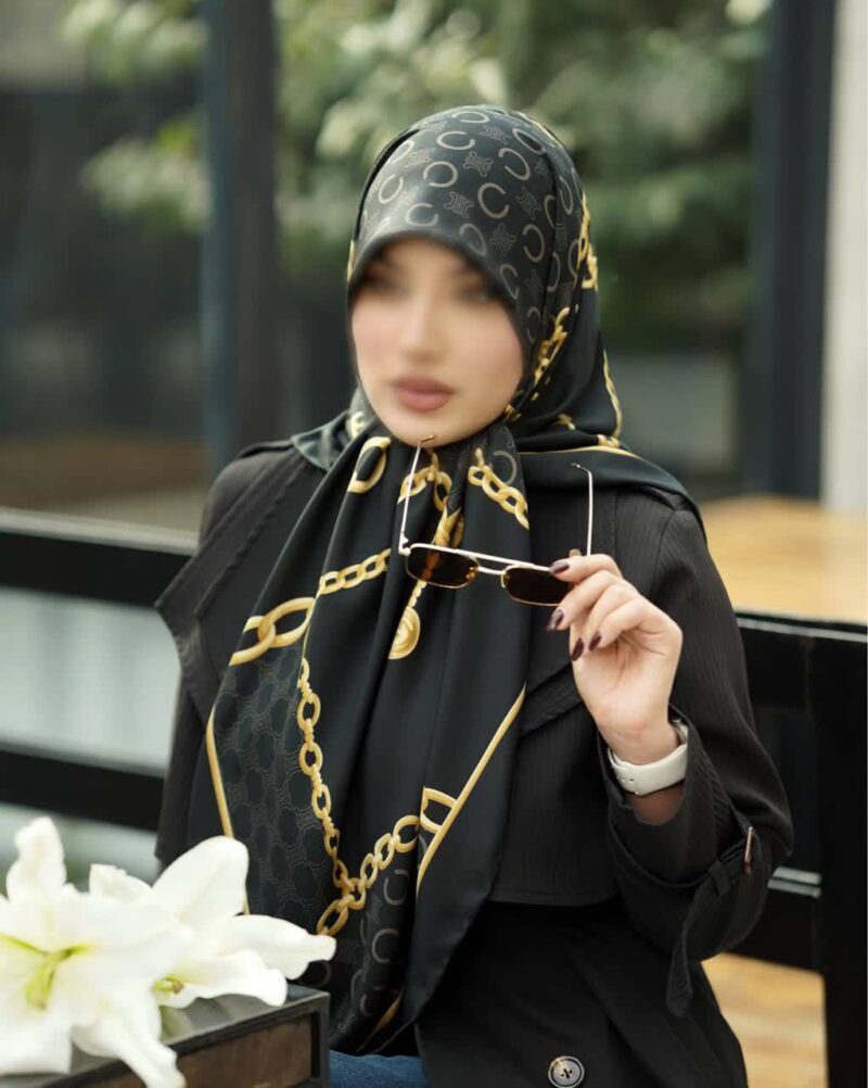 روسری رنگی طرح دار کد 16493 - Image 1