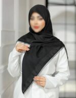 روسری مشکی نخی کد 16572