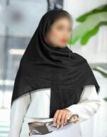 روسری مشکی نخی کد 16572 - Image 4