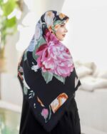 روسری رنگی طرح دار کد 16592 - Image 2