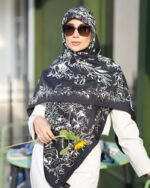 روسری رنگی طرح دار کد 16625