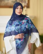 روسری رنگی طرح دار کد 16635