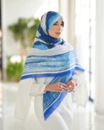 روسری رنگی طرح دار کد 16638
