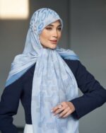 روسری رنگی طرح دار کد 16640