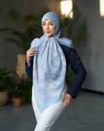 روسری رنگی طرح دار کد 16640 - Image 2