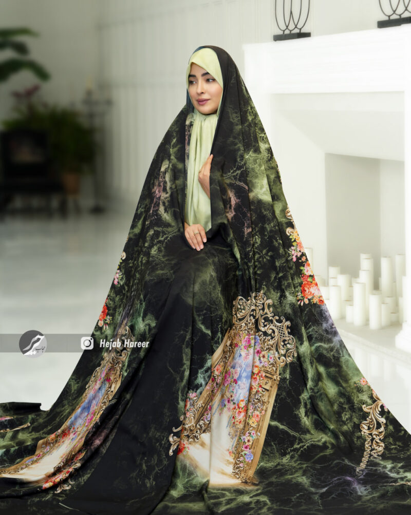 چادر رنگی کرپ کلارنز کد 17249 - Image 1