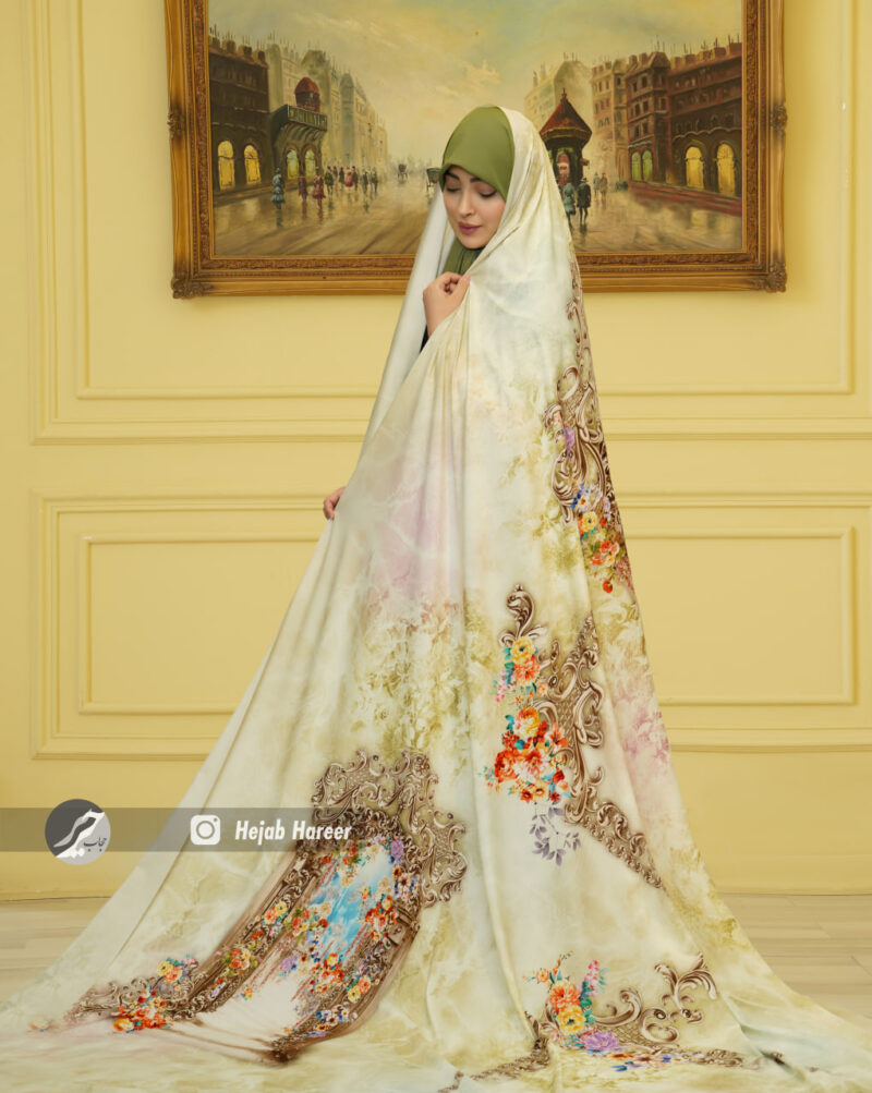 چادر رنگی کرپ کلارنز کد 17251 - Image 1