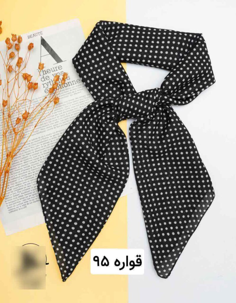 روسری رنگی طرح دار کد 17280 - Image 3