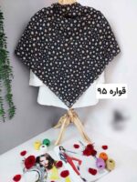 روسری رنگی طرح دار کد 17280 - Image 4