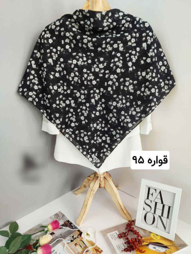 روسری رنگی طرح دار کد 17280 - Image 6