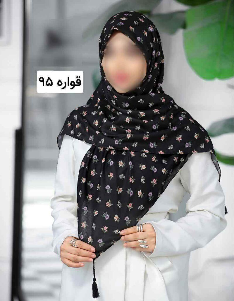 روسری رنگی طرح دار کد 17280 - Image 1