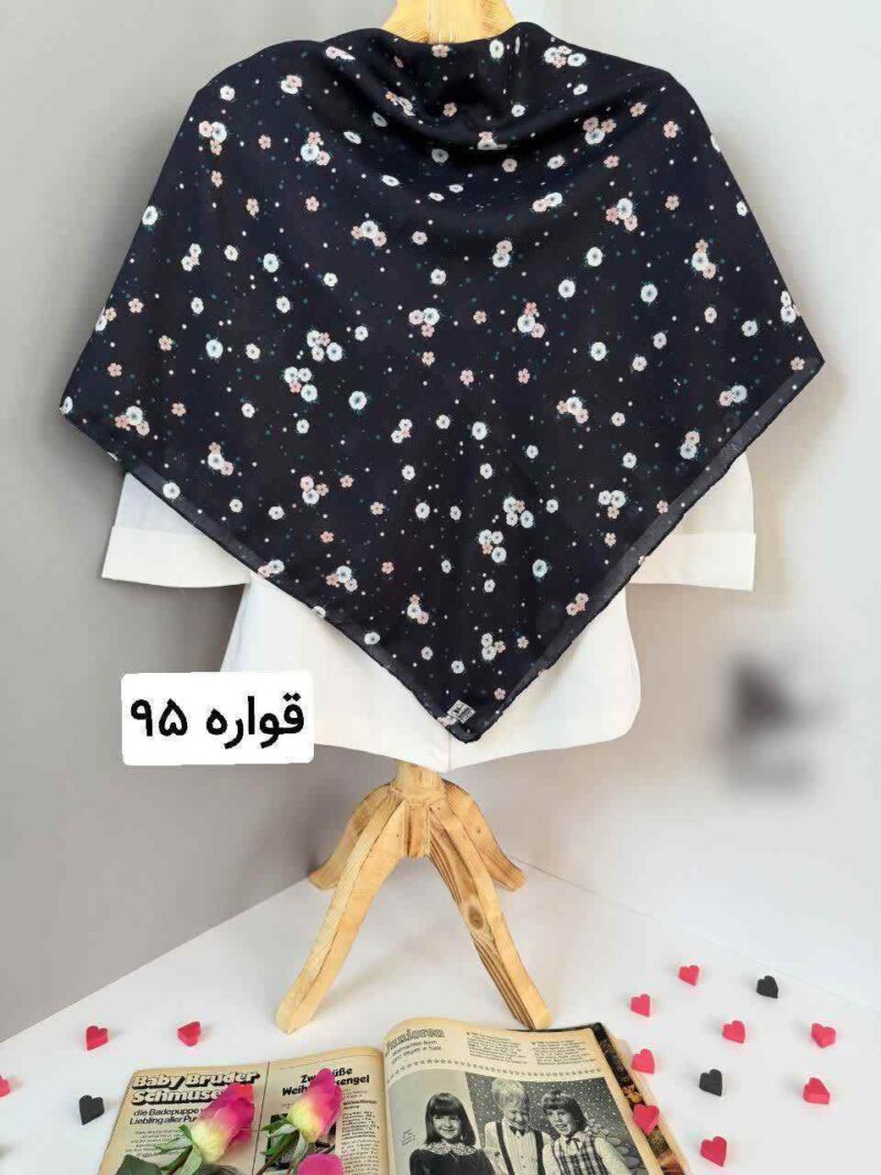 روسری رنگی طرح دار کد 17280 - Image 10