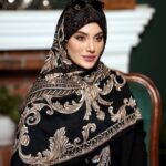 روسری رنگی طرح دار کد 17270