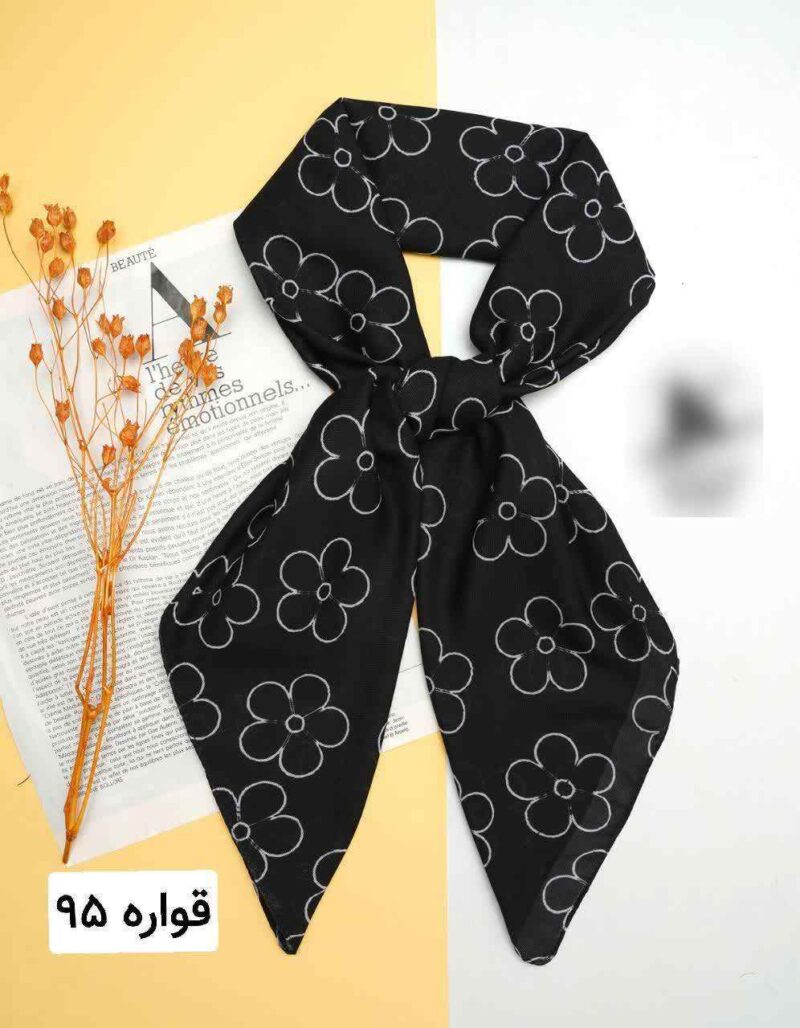 روسری رنگی طرح دار کد 17281 - Image 1