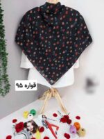 روسری رنگی طرح دار کد 17281 - Image 2