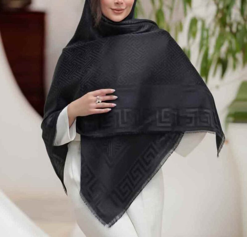 روسری رنگی طرح دار کد 17283 - Image 5