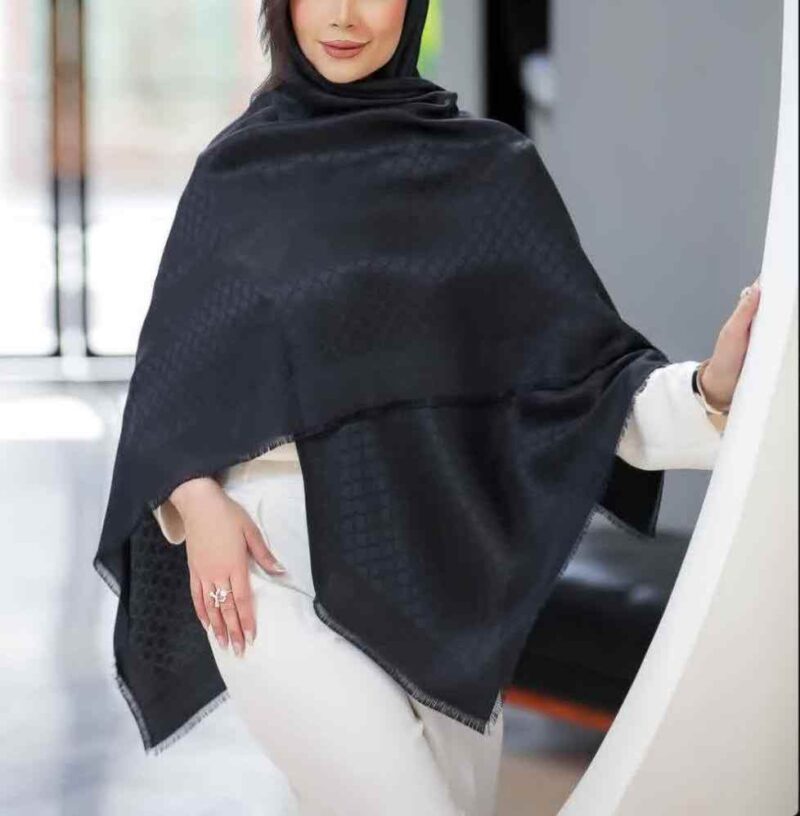 روسری رنگی طرح دار کد 17283 - Image 7