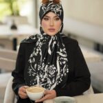 روسری رنگی طرح دار کد 17287