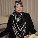 روسری رنگی طرح دار کد 17289