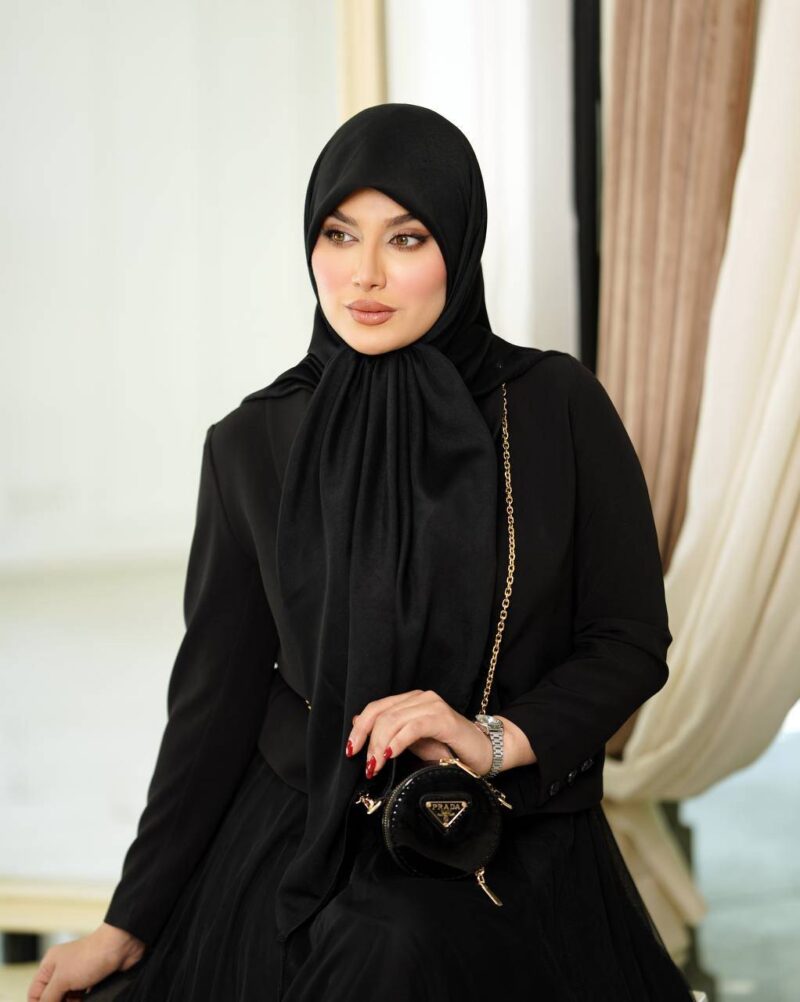 روسری رنگی طرح دار کد 17295 - Image 1
