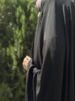 چادر مشکی طرح دار کره ای کد 17407