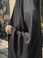 چادر مشکی طرح دار کره ای کد 17407 - Image 2