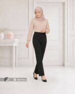 شلوار گاباردین راسته کد 17445 - Image 2