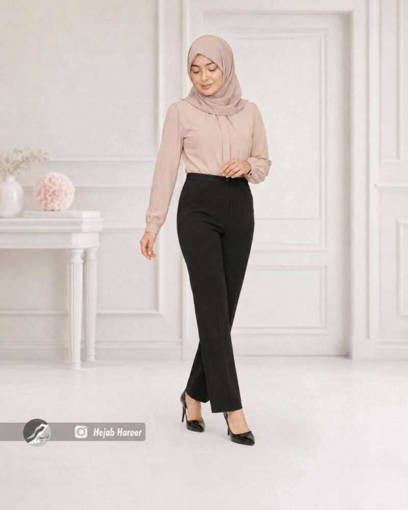 شلوار گاباردین راسته کد 17445 - Image 2