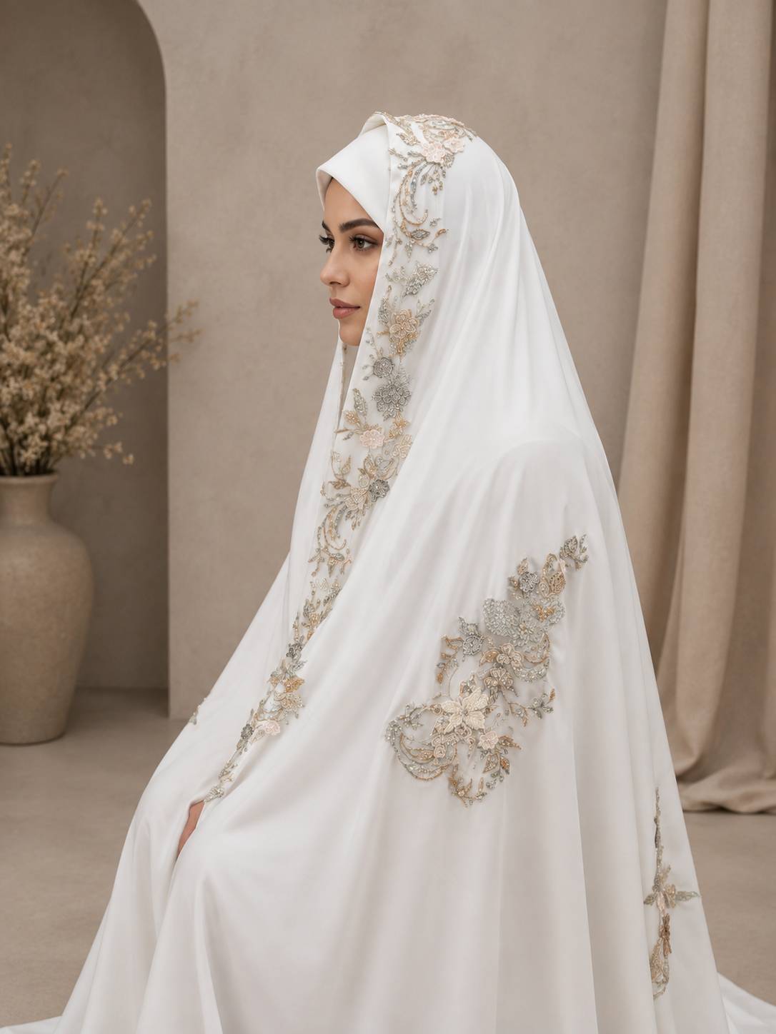 file_00000000da28822fa62b0a8ac3d834c2 چادر عروس کد 17397 - Image 1